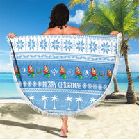 FSM Christmas Beach Blanket Merry Xmas Federated States of Micronesia LT14 - Polynesian Pride