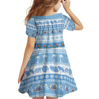 FSM Christmas Family Matching Mermaid Dress and Hawaiian Shirt Merry Xmas Federated States of Micronesia LT14 - Polynesian Pride