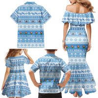 FSM Christmas Family Matching Mermaid Dress and Hawaiian Shirt Merry Xmas Federated States of Micronesia LT14 - Polynesian Pride