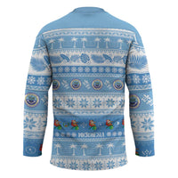 FSM Christmas Hockey Jersey Merry Xmas Federated States of Micronesia - Polynesian Pride