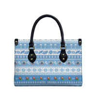 FSM Christmas Leather Bag Merry Xmas Federated States of Micronesia - Polynesian Pride