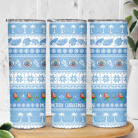 FSM Christmas Skinny Tumbler Merry Xmas Federated States of Micronesia LT14 - Polynesian Pride