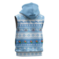 FSM Christmas Sleeveless Zip Hoodie Merry Xmas Federated States of Micronesia - Polynesian Pride
