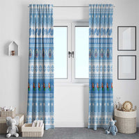 FSM Christmas Window Curtain Merry Xmas Federated States of Micronesia LT14 - Polynesian Pride