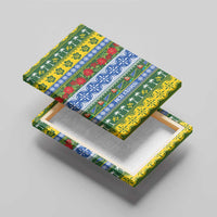 Solomon Islands Christmas Canvas Wall Art The Solomons Melanesian Meri Krismas - Polynesian Pride