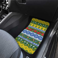 Solomon Islands Christmas Car Mats The Solomons Melanesian Meri Krismas LT14 - Polynesian Pride