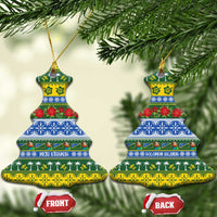Solomon Islands Christmas Ceramic Ornament The Solomons Melanesian Meri Krismas - Polynesian Pride