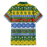 Solomon Islands Christmas Family Matching Long Sleeve Bodycon Dress and Hawaiian Shirt The Solomons Melanesian Meri Krismas LT14 - Polynesian Pride
