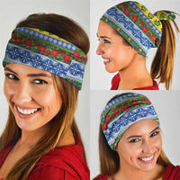 Solomon Islands Christmas Neck Gaiter The Solomons Melanesian Meri Krismas - Polynesian Pride