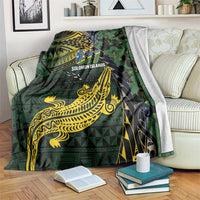 Solomon Islands Blanket 677 Proud Crocodile Melanesian Pattern - Polynesian Pride