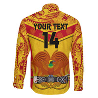 Custom Papua New Guinea Rugby Family Matching Off Shoulder Short Dress and Hawaiian Shirt 2023 Go Kumuls Pacific Dynamic Style LT14 - Polynesian Pride