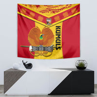 Papua New Guinea Rugby Tapestry 2023 Go Kumuls Pacific Dynamic Style LT14 - Polynesian Pride