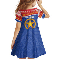 Personalized The Philippines Christmas Family Matching Off Shoulder Maxi Dress and Hawaiian Shirt Pilipinas Parol - Maligayang Pasko! LT14 - Polynesian Pride