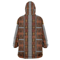 Malo e Lelei Tonga Wearable Blanket Hoodie Tongan Ngatu Tapa Cloth LT14 - Polynesian Pride