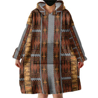 Malo e Lelei Tonga Wearable Blanket Hoodie Tongan Ngatu Tapa Cloth LT14 - Polynesian Pride