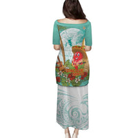 Hawaii Cinco de Mayo Family Matching Puletasi and Hawaiian Shirt Chili Pepper Hula Girl Tropical Vibes LT14 - Polynesian Pride