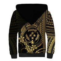 Gold Kosrae Liberation Day Sherpa Hoodie September 8 Polynesian Tattoo LT14 - Polynesian Pride