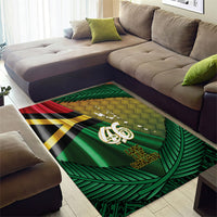 Long Live Vanuatu Independence Day Area Rug 46th Anniversary Woven Pattern LT14 - Polynesian Pride