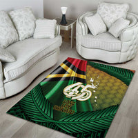 Long Live Vanuatu Independence Day Area Rug 46th Anniversary Woven Pattern LT14 - Polynesian Pride