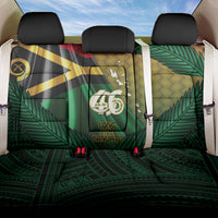 Long Live Vanuatu Independence Day Back Car Seat Cover 46th Anniversary Woven Pattern LT14 One Size Reggae - Polynesian Pride