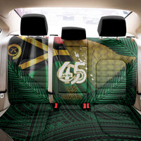 Long Live Vanuatu Independence Day Back Car Seat Cover 46th Anniversary Woven Pattern LT14 - Polynesian Pride