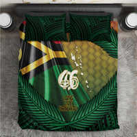Long Live Vanuatu Independence Day Bedding Set 46th Anniversary Woven Pattern LT14 Reggae - Polynesian Pride