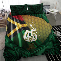 Long Live Vanuatu Independence Day Bedding Set 46th Anniversary Woven Pattern LT14 - Polynesian Pride