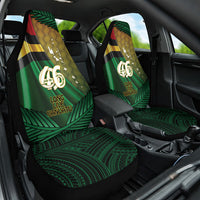 Long Live Vanuatu Independence Day Car Seat Cover 45th Anniversary Woven Pattern - Polynesian Pride
