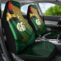 Long Live Vanuatu Independence Day Car Seat Cover 46th Anniversary Woven Pattern LT14 - Polynesian Pride