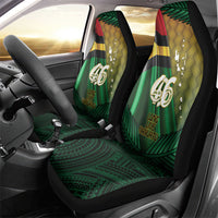 Long Live Vanuatu Independence Day Car Seat Cover 46th Anniversary Woven Pattern LT14 - Polynesian Pride