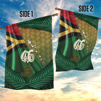 Long Live Vanuatu Independence Day Garden Flag 46th Anniversary Woven Pattern LT14 - Polynesian Pride