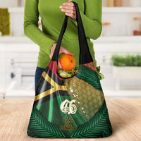 Long Live Vanuatu Independence Day Grocery Bag 46th Anniversary Woven Pattern LT14 - Polynesian Pride