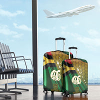 Long Live Vanuatu Independence Day Luggage Cover 46th Anniversary Woven Pattern LT14 - Polynesian Pride