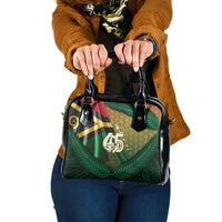 Long Live Vanuatu Independence Day Shoulder Handbag 46th Anniversary Woven Pattern LT14 One Size Reggae - Polynesian Pride