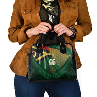 Long Live Vanuatu Independence Day Shoulder Handbag 46th Anniversary Woven Pattern LT14 - Polynesian Pride