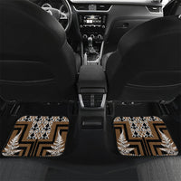 Wahaika New Zealand Car Mats Maori Weapon Kowhaiwhai Fern Poutama Motifs