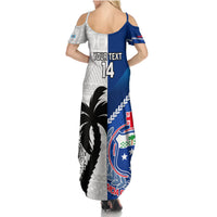 Custom Fiji And Samoa Rugby Family Matching Summer Maxi Dress and Hawaiian Shirt 2023 World Cup Samoan Mix Tapa Pattern LT14 - Polynesian Pride