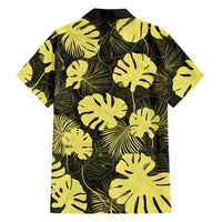 Yellow Hawaii Kukui Nut Lei Family Matching Tank Maxi Dress and Hawaiian Shirt Hawaiian Pattern Monstera Tropical Vibes LT14 - Polynesian Pride
