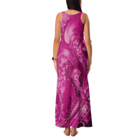 Pink Gradient Polynesia Jellyfish Family Matching Tank Maxi Dress and Hawaiian Shirt Plumeria Polynesian Tattoo Glowing Vibes LT14 - Polynesian Pride