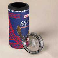 Samoa Independence Day 4 in 1 Can Cooler Tumbler 64th Anniversary Toa O Samoa