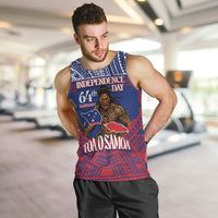 Personalised Samoa Independence Day Men Tank Top 64th Anniversary Toa O Samoa