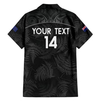 Custom New Zealand Silver Fern Football Family Matching Off Shoulder Maxi Dress and Hawaiian Shirt Summer 2024 Olympic Go Aotearoa LT14 - Polynesian Pride