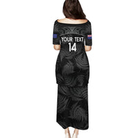 Custom New Zealand Silver Fern Football Puletasi Summer 2024 Olympic Go Aotearoa LT14 - Polynesian Pride