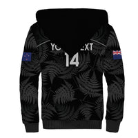 Custom New Zealand Silver Fern Football Sherpa Hoodie Summer 2024 Olympic Go Aotearoa LT14 - Polynesian Pride
