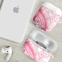 Polynesian Tiare Flower Pink Pastel Vibes AirPods Case LT14 - Polynesian Pride