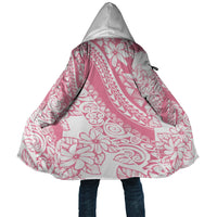 Polynesian Tiare Flower Pink Pastel Vibes Cloak