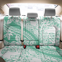 Polynesian Tiare Flower Cyan Pastel Vibes Back Car Seat Cover