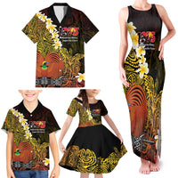 Papua New Guinea 1975 Family Matching Tank Maxi Dress and Hawaiian Shirt Create Our History Inspire Our Future LT14 - Polynesian Pride