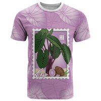 Aloha Hawaii Kalo T Shirt Hawaiian Taro Leaves Stylized Stamp