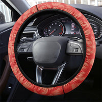 Aloha Hawaii Pua Aloalo Steering Wheel Cover Hawaiian Hibiscus Flowers Stylized Stamp LT14 - Polynesian Pride